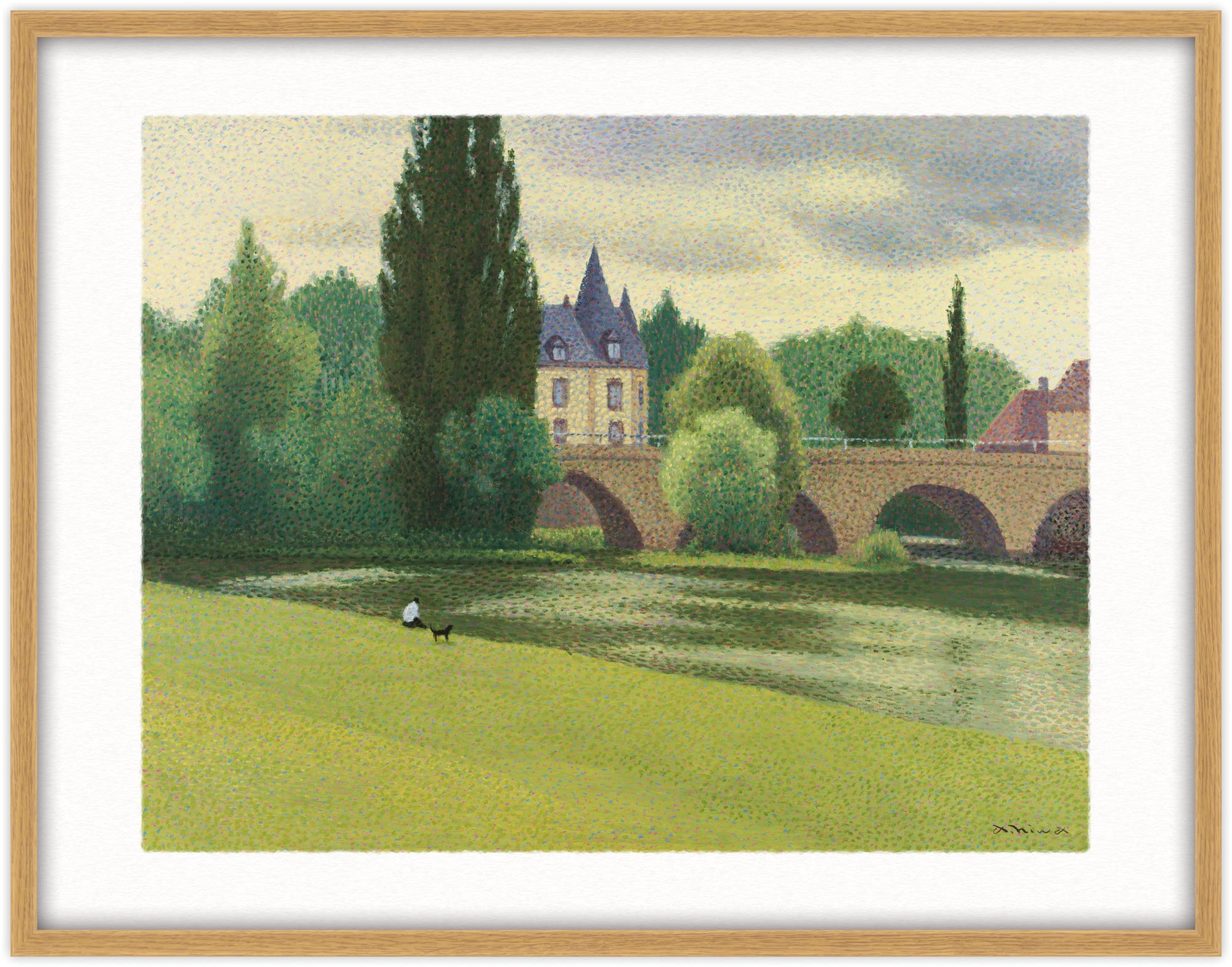 Amazon｜丹羽章／モレーの5月／絵画・版画／大／額縁：木目調